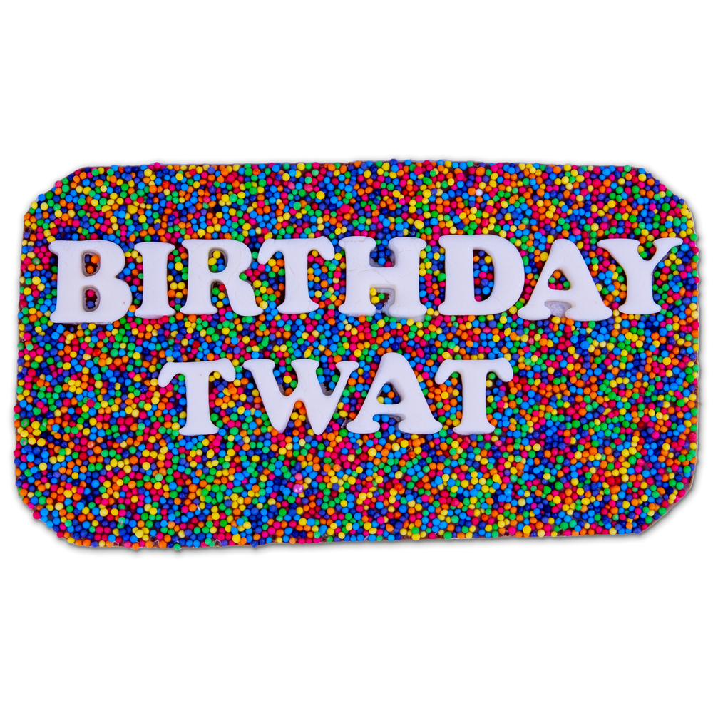 Birthday Twat Chocolate Slab #1 image